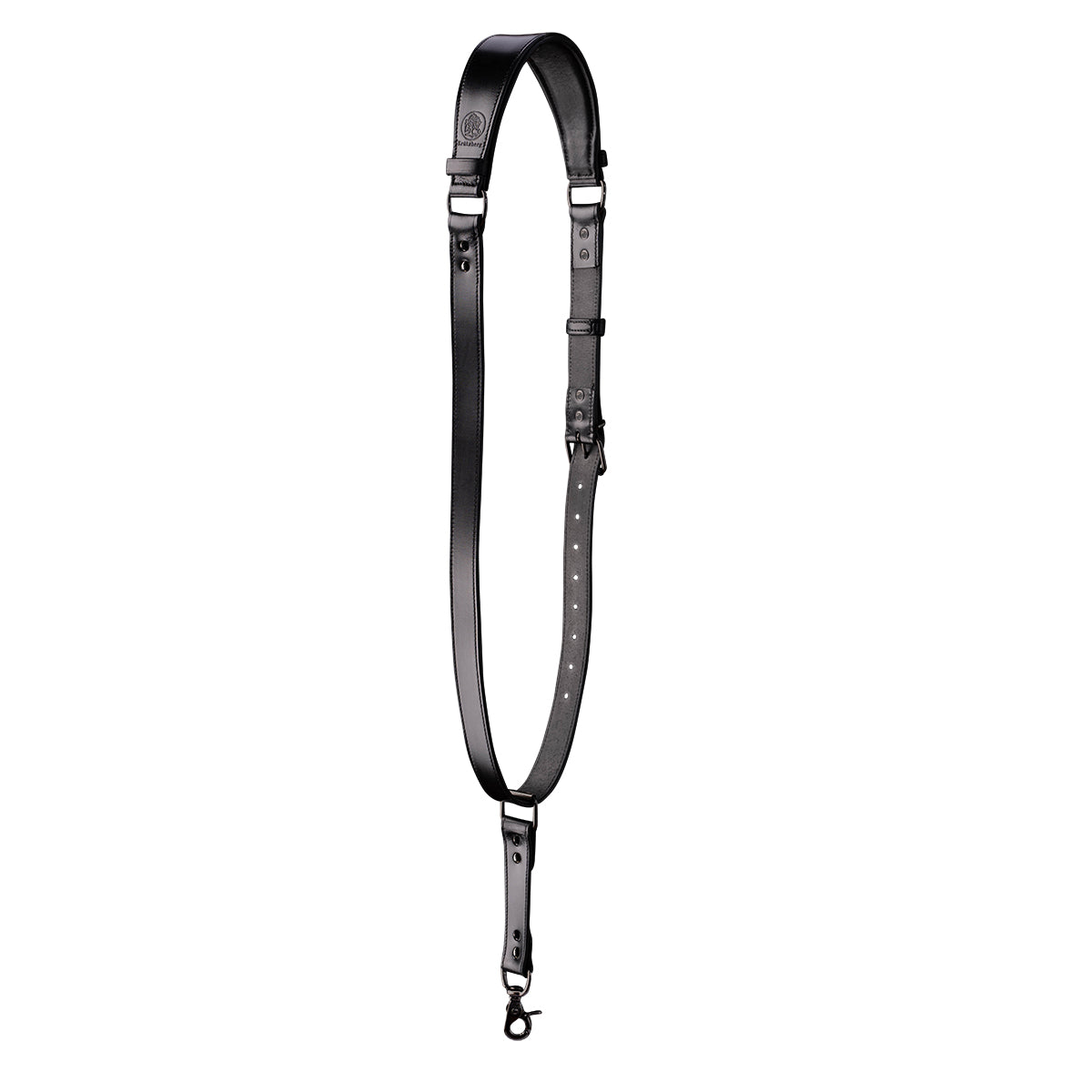 Zeithalter MONO Camera Strap Black in black leather