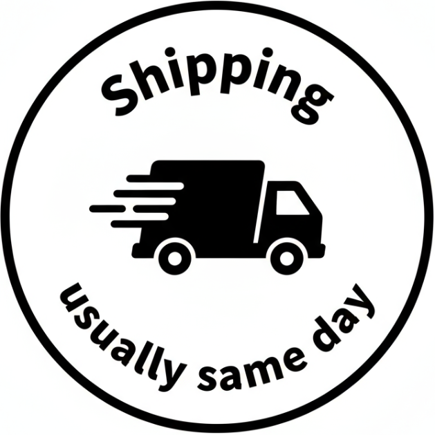 Shipping usually same day Badge